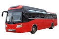 Classical red bus. Royalty Free Stock Photo