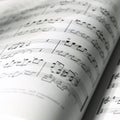 Classical sheet music Royalty Free Stock Photo