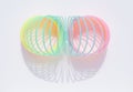 Classical slinky spring toy Royalty Free Stock Photo