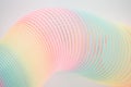 Classical slinky spring toy Royalty Free Stock Photo