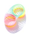 Classical slinky spring toy Royalty Free Stock Photo