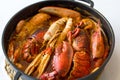 Classical Spanish dish with crabs