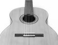 Classical spanish guitar. Royalty Free Stock Photo