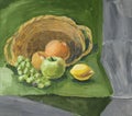 Classical still life with fruits