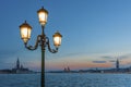 Classical street light in Venice, Italy