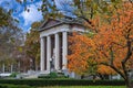 Classical style building on the campus of Columbia University in Manhattan Royalty Free Stock Photo