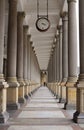 Classical style colonnade, Karlovy Vary Royalty Free Stock Photo