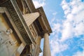 Classical Temple and Fast Clouds