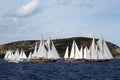 Classical, traditional wooden yachts are sailing in Bodrum for Bodrum Cup.