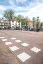 Classical view of Amsterdam downtown. Royalty Free Stock Photo