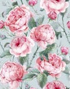 Classical vintage floral seamless pattern Royalty Free Stock Photo