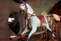 Classical vintage rocking horse Royalty Free Stock Photo