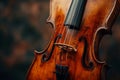 Classical violin close up detail Royalty Free Stock Photo