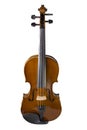 Classical violin - isolated (white background) Royalty Free Stock Photo