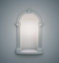 Classical wall niche