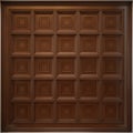 Classical wooden caisson ceiling