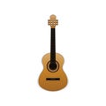 Classical wooden guitar