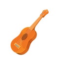Classical wooden guitar
