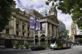 Classically designed Melbourne Town Hall on Swanston Street Royalty Free Stock Photo