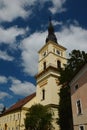 Classicistic evangelic church in Pezinok, western Slovakia, built in 1783