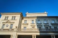 Classicistic facade of a historic building Royalty Free Stock Photo