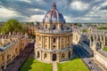 Classicl view of the University of Oxford in Britain