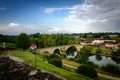 Navarrenx, France`s first bastioned city Royalty Free Stock Photo