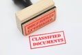 Classified Documents Stamp Royalty Free Stock Photo