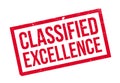 Classified Excellence rubber stamp