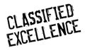 Classified Excellence rubber stamp