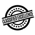 Classified Excellence rubber stamp