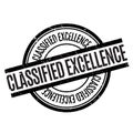 Classified Excellence rubber stamp