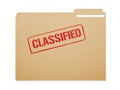 Classified Folder Royalty Free Stock Photo