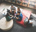 Classmate Classroom Sharing International Friend Concept Royalty Free Stock Photo