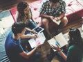 Classmate Classroom Sharing International Friend Concept Royalty Free Stock Photo