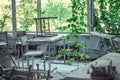 Classroom in abandoned school number 3 in Pripyat Royalty Free Stock Photo