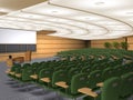 Classroom amphitheatre illustration