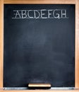 Classroom blackboard