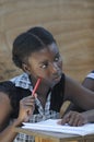 A classroom in Cite Soleil- Haiti.