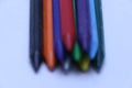 Classroom colors drawing used with pen Royalty Free Stock Photo