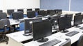 Classroom computers Royalty Free Stock Photo