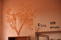 Classroom decorations for small kindergarten children. School in the Romanian education system