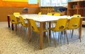 Classroom of a nursery without kids Royalty Free Stock Photo