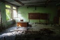 Classroom in the School of District 3 - Pripyat, Chernobyl Exclusion Zone, Ukraine