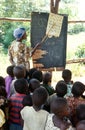 A classroom in Uganda.