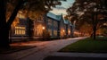 classrooms campus school building