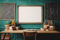 A classrooms canvas an empty frame awaiting students artistic flair