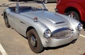 Classy Antique Grey Austin Healey Sports Car