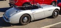 Classy Antique Grey Austin Healey Sports Car