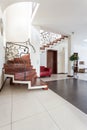 Classy house - modern interior Royalty Free Stock Photo